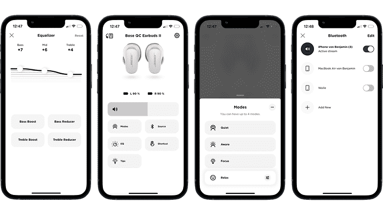 Yardımcı uygulama Bose QC Earbuds 2.