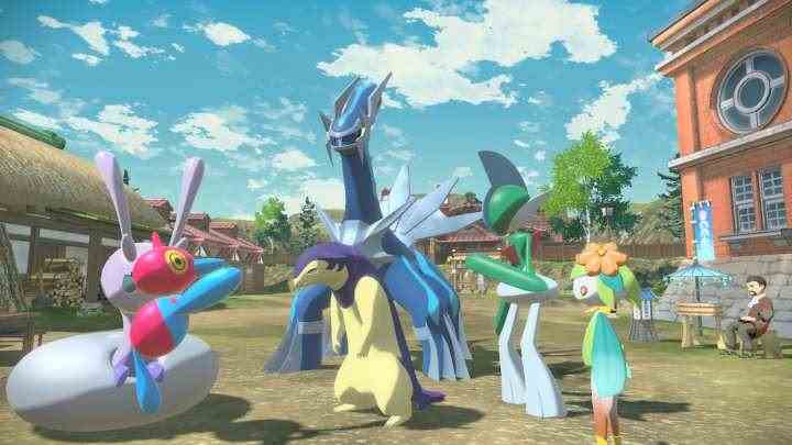 Arceus'taki bazı pokemonlar.