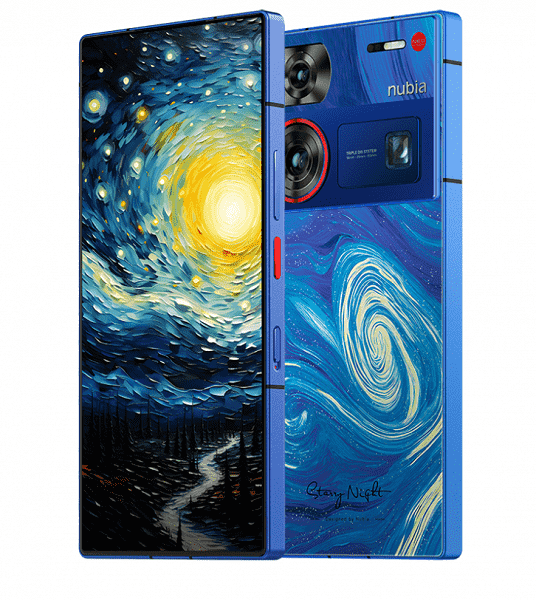 IP68 ve üst düzey kameraya sahip, kesik veya delik olmayan nadir bir amiral gemisi.  Nubia Z60 Ultra Starry Night Edition küresel pazara sunuldu