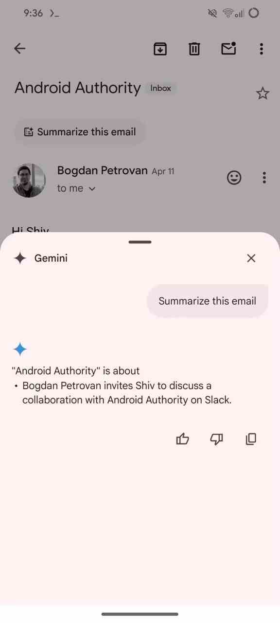 Android'de Gmail'deki AI e-posta özetleri lansmana bir adım daha yaklaştı