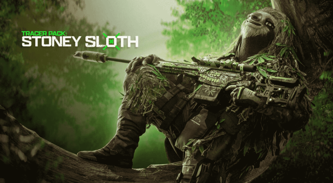 Stoney Sloth, Call of Duty için yeni bir 4/20 temalı DLC paketi