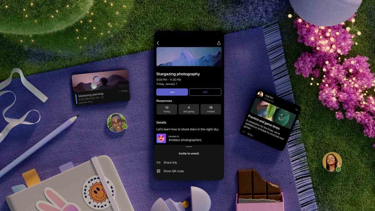 Cep telefonunda Microsoft Teams Toplulukları