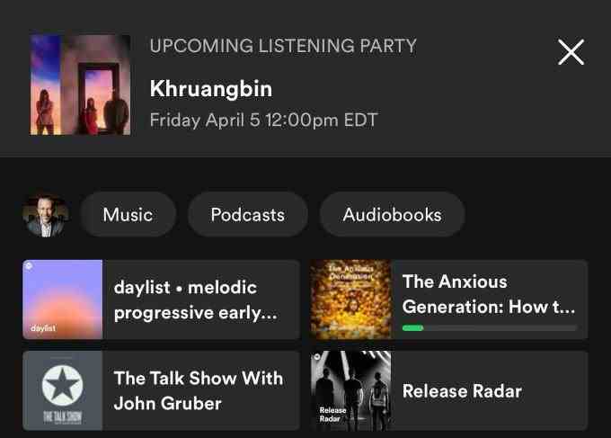 Khurangbin Spotify dinleme partisi