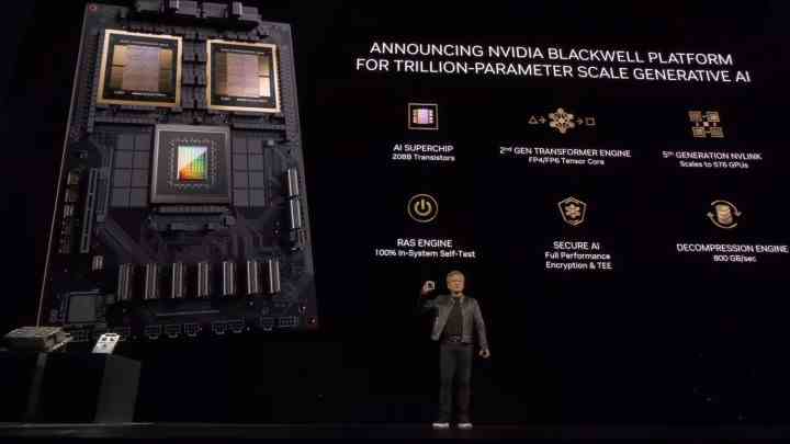 Nvidia, Blackwell GPU mimarisini GTC 2024'te tanıtıyor.