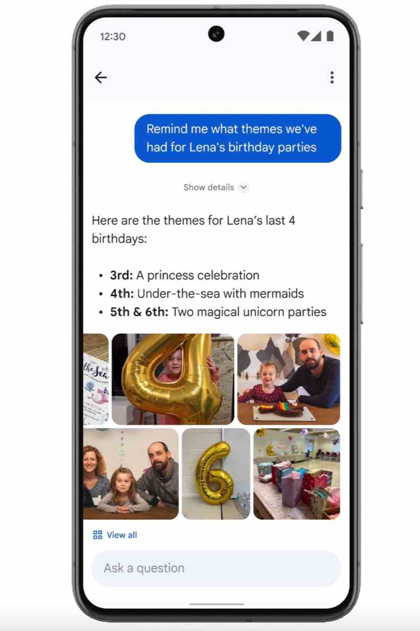 Image Credit–Google - Google, galerinizi düzenlemenize yardımcı olmak için yapay zeka destekli Ask Photos'u tanıttı