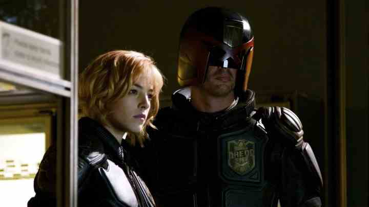 Dredd'de Karl Urban ve Olivia Thirlby.