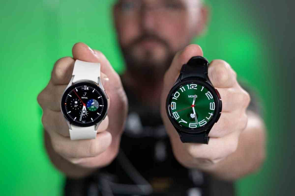 Galaxy Watch 6 ve Watch 6 Classic'in (burada resimde görülen) Watch 7 ve Watch 7 Ultra modellerinin takip edeceği bildiriliyor.  - 'Güvenilir'  Yaklaşan Samsung cihazları listesinde Galaxy Z Fold Ultra, Fold FE veya Flip FE işaretleri bulunmuyor
