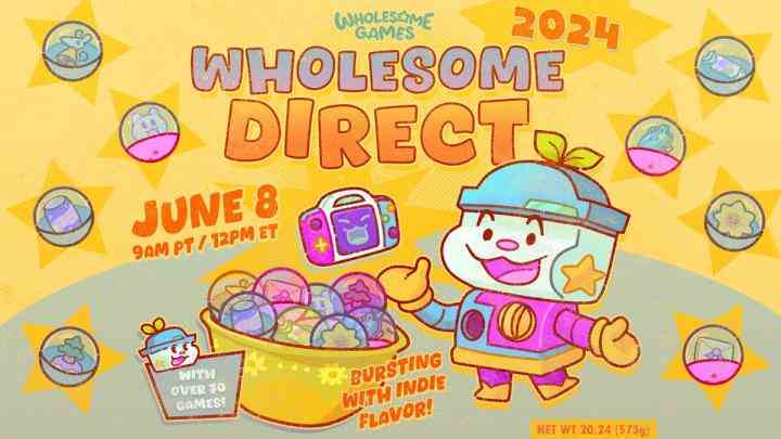 2024 Wholesome Direct'in tanıtım görseli.