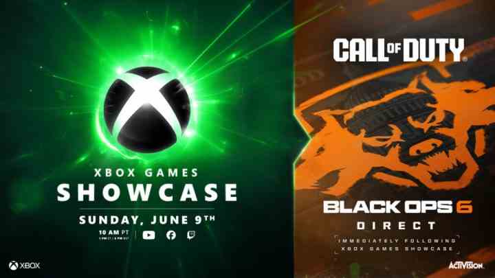 Xbox Games Showcase 2024 ve Call of Duty: Black Ops 6 Direct ana görseli.