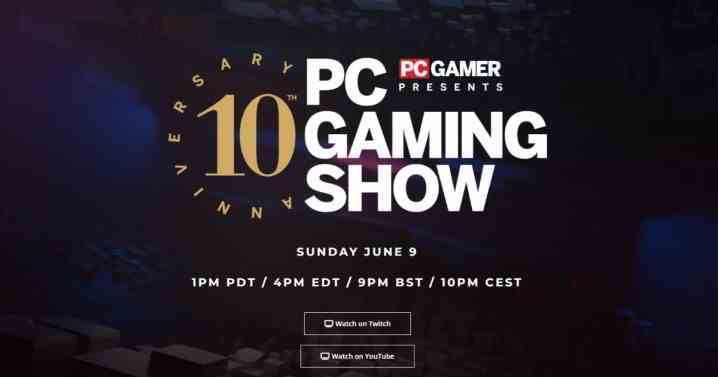 2024 PC Gaming Show'un tanıtım görseli.