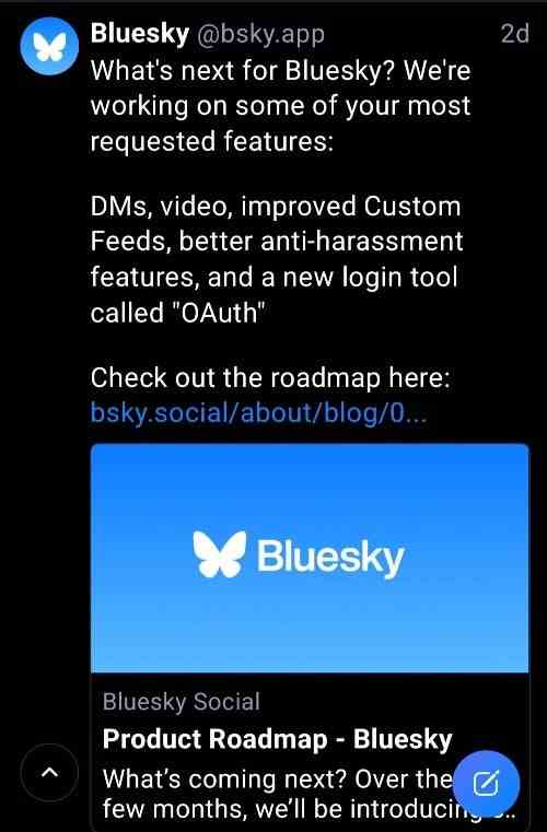 Bluesky uygulaması DM'leri, videoları, daha iyi özel yayınları ve daha fazlasının yakında geleceğini gösteriyor