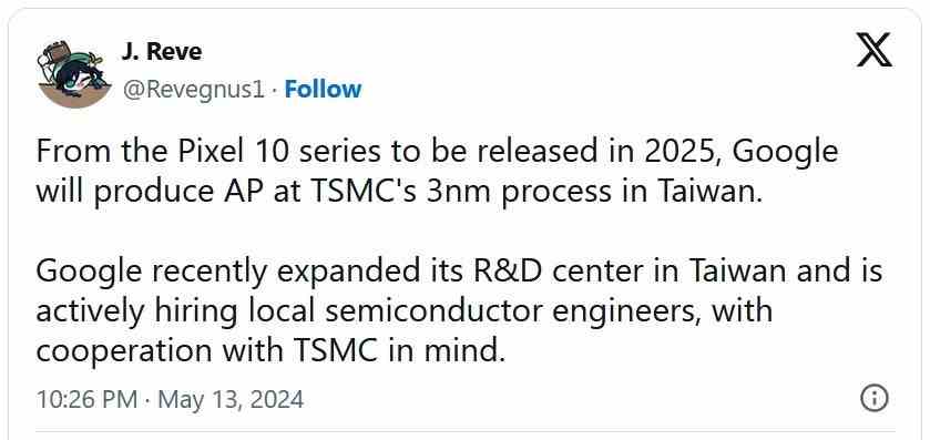 Pixel 10 serisi için Tensor G5, TSMC tarafından ikinci nesil 3nm işlem düğümü kullanılarak üretilecek - İşte Pixel 10 serisinin yükseltilmesini neden beklemek isteyebilirsiniz