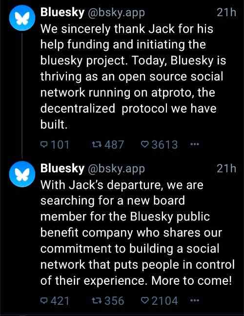 Jack Dorsey Bluesky yönetim kurulundan ayrılıyor ve X'i 