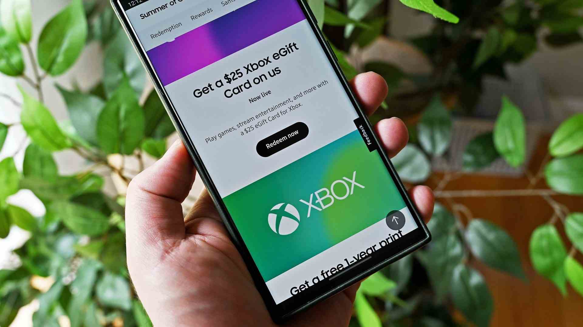 Samsung cep telefonunda Xbox ücretsiz kuponu