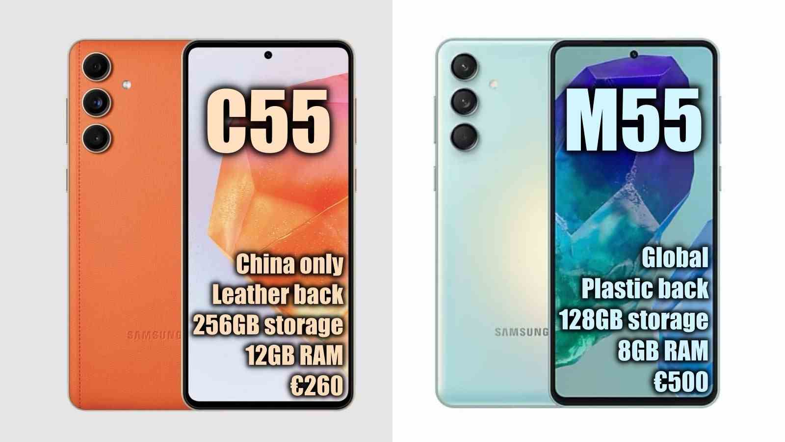 Üzgünüm dünya!  Samsung'un ilk deri telefonu Çin için - Çin'de kimsenin umurunda olmasa bile!