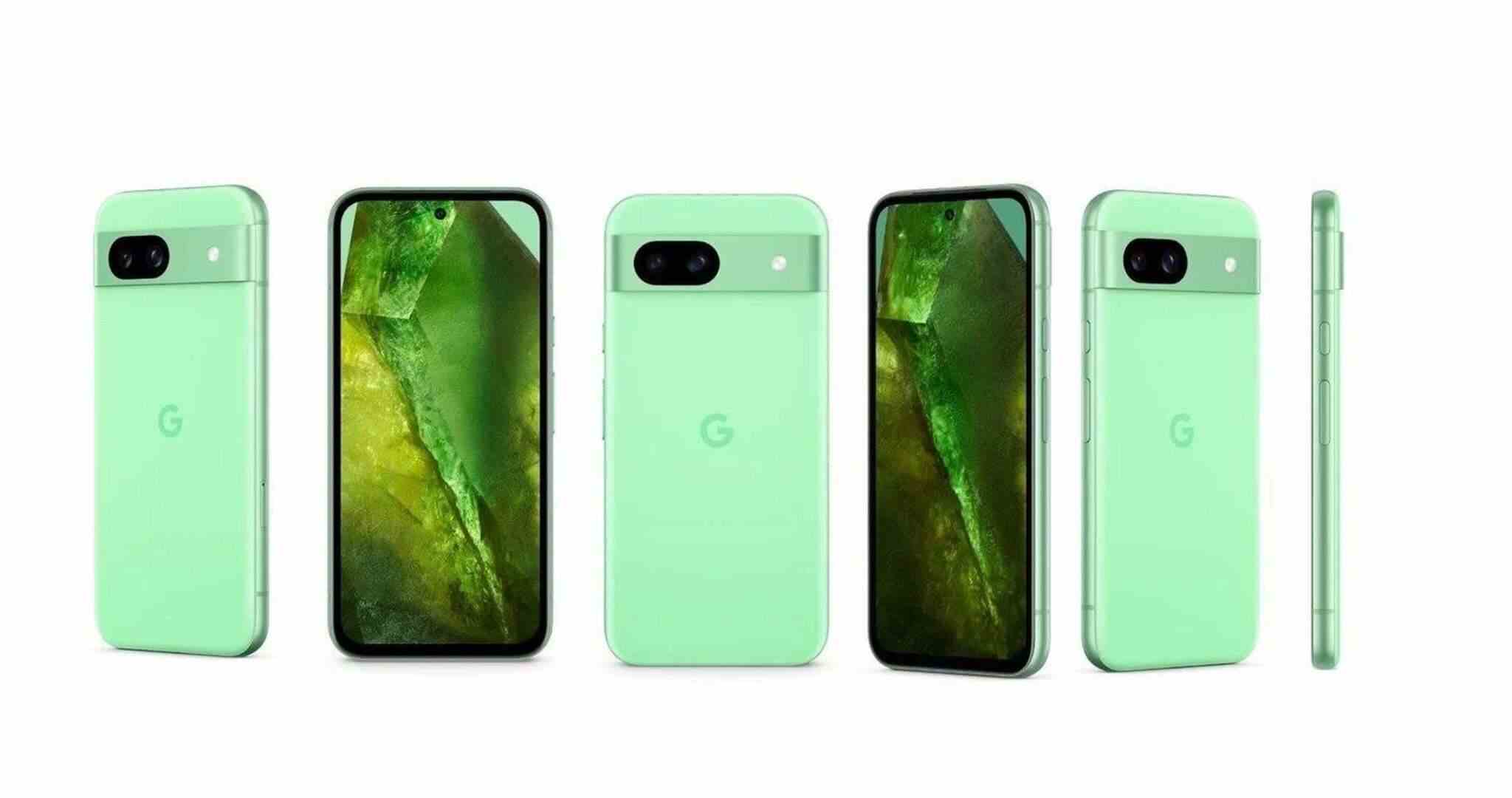 Yeni Google Pixel 8a'nın yeni yeşil rengi ve teknik özellikleri doğrulayan isimleri sızdırıldı